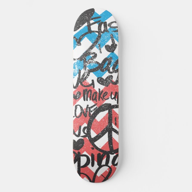 Skateboard ZigZag Pink-Aqua (Anverso)