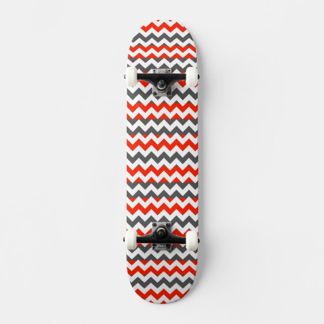 Skateboard Zigzag Stripe Patrón 2 de Aztec Chevron Zigzag (Anverso)