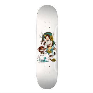 Skateboard zodiaco del acuario