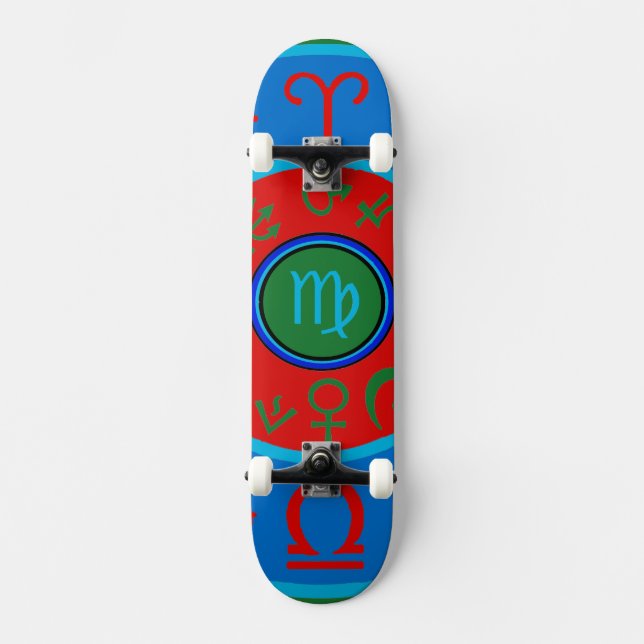 Skateboard Zodiaco Virgo (Anverso)