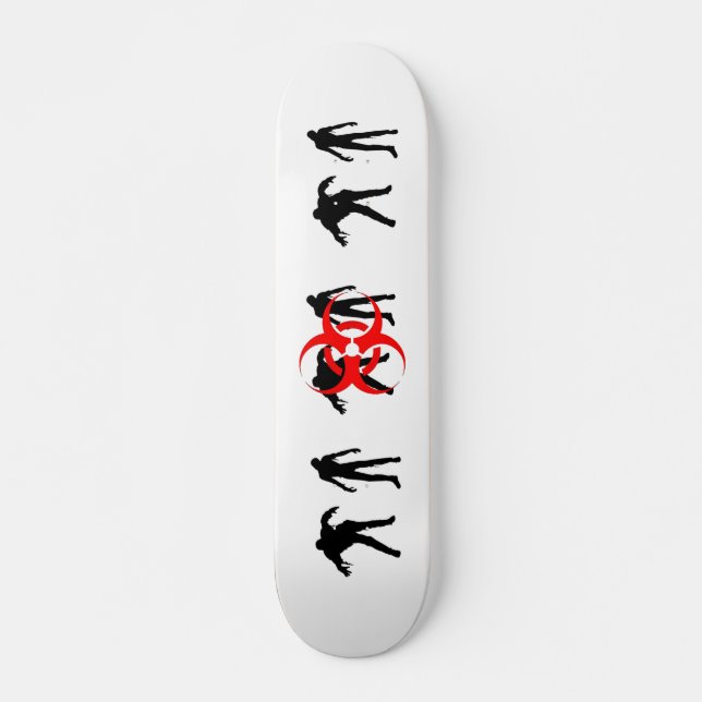 Skateboard Zombie Bio-hazard (Anverso )