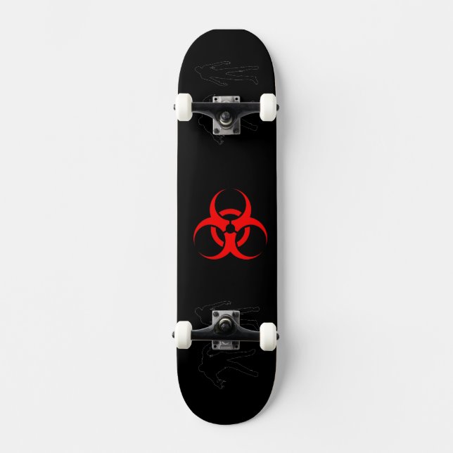 Skateboard Zombie Bio-hazard (Anverso)