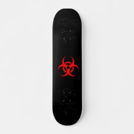 Skateboard Zombie Bio-hazard