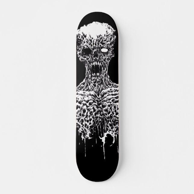 Skateboard Zombie Horror Deck Art (Anverso )