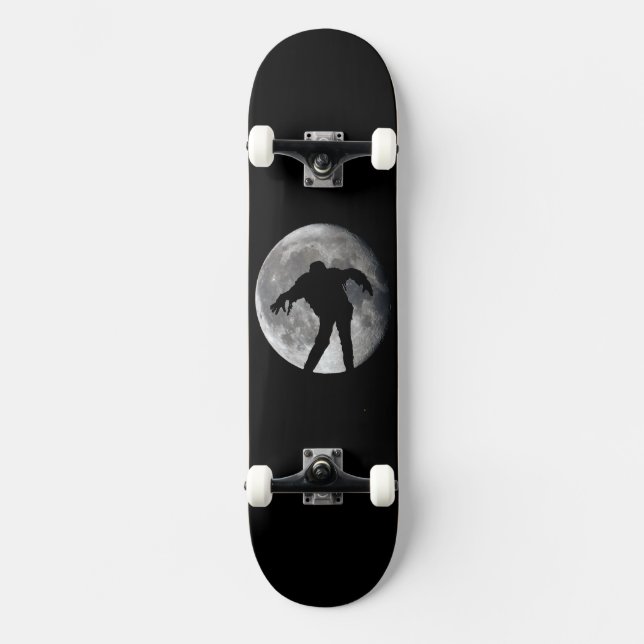 Skateboard Zombie Moon (Anverso)