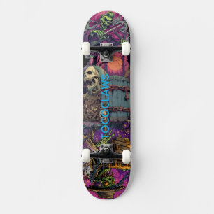 Skateboard Zombie Samurái Multipanel & Horror de Barril Encad