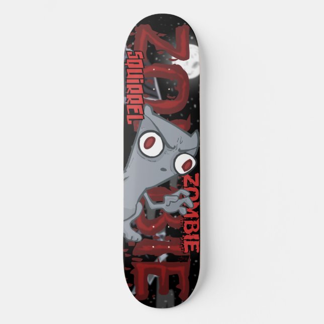 Skateboard Zombie Squirrel Foamy (Anverso)