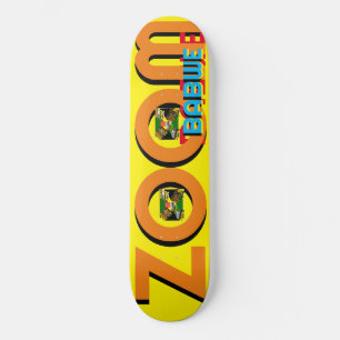 Skateboard ZOOMBABWE JMT 8 Placa de patinaje de 1/4"