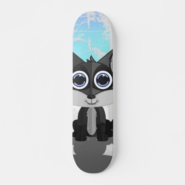 Skateboard Zorro gris (Anverso )