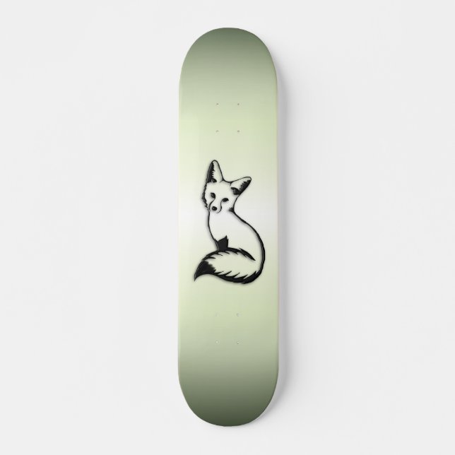 Skateboard Zorro verde (Anverso )