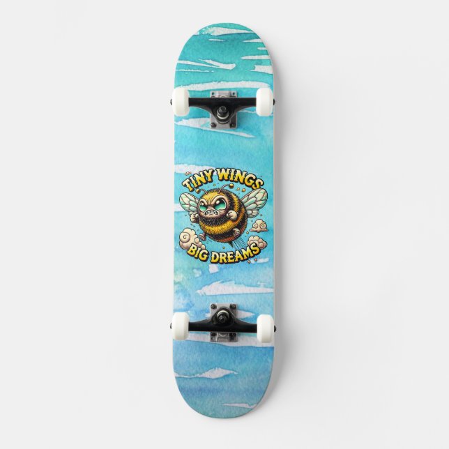 Skateboard Zumbando hacia la grandeza (Anverso)