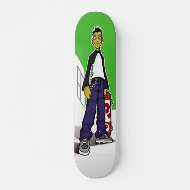 Skateboarder adolescente - Skateboard (Anverso )