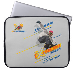 Skateboarding Bolsa para mangas de ordenador por