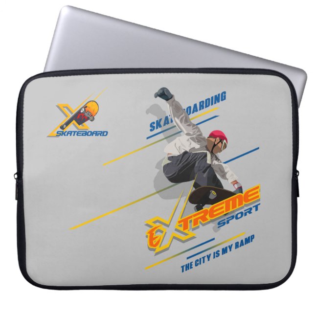 Skateboarding | Bolsa para mangas de ordenador por (Frente)