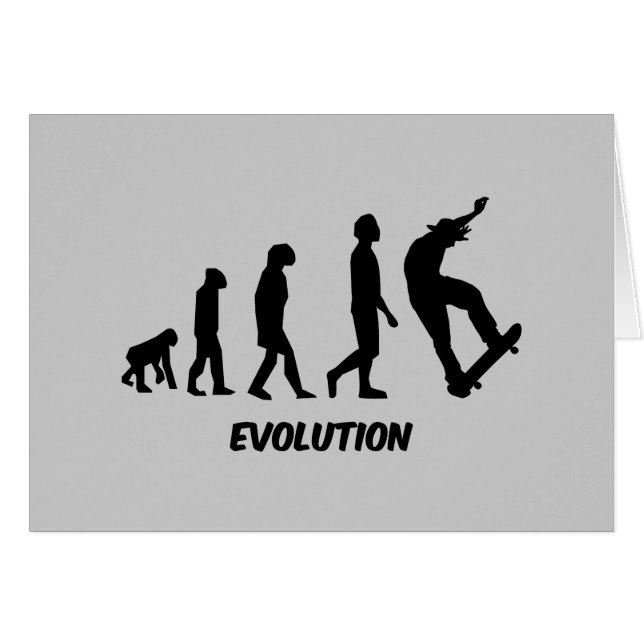 Skateboarding de la evolución (Anverso (Horizontal))
