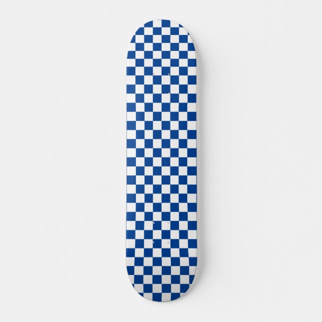 Skateboards Checker Patrón negro y blanco (Anverso )