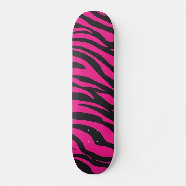 Skateboards Guay para Chicas de banda rosa de cebr (Anverso)