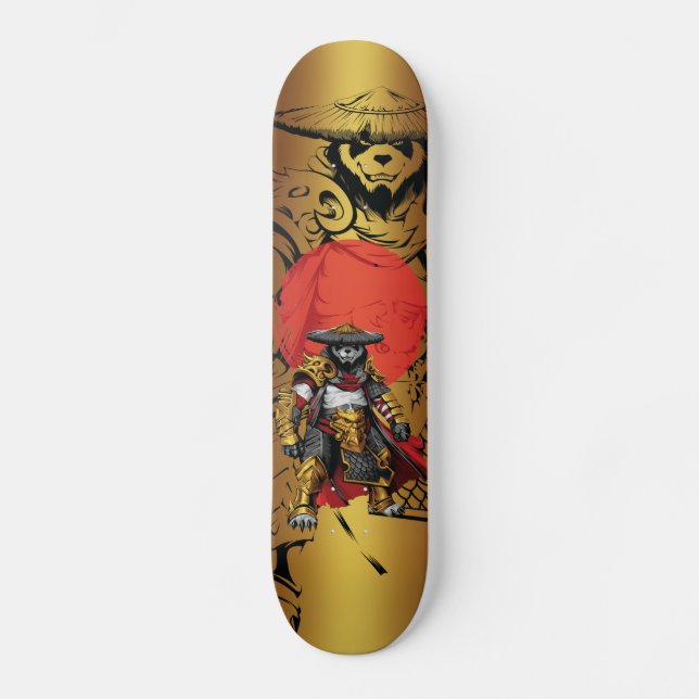 Skateboards Panda samouraï (Anverso)