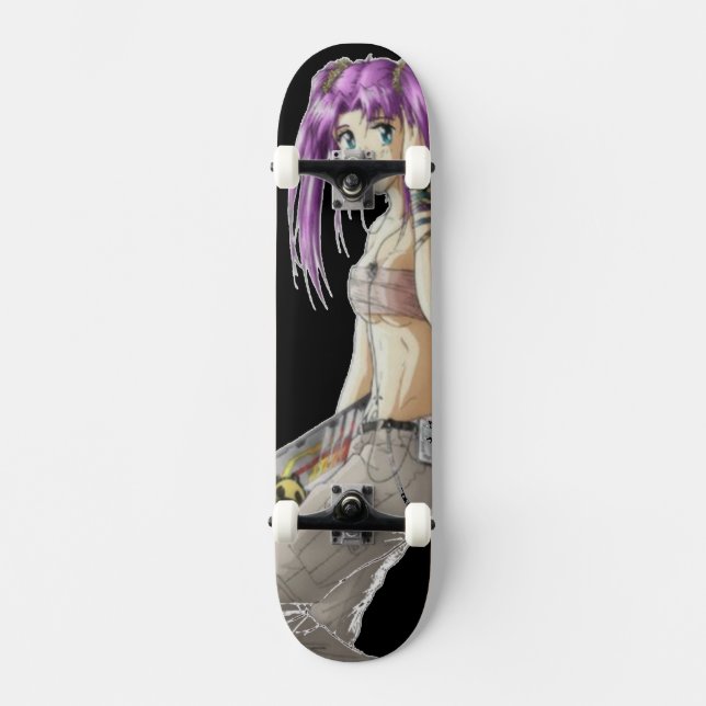 Skater Chica Skateboard (Anverso)