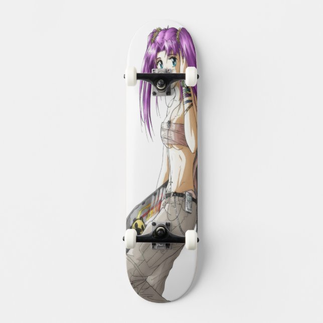 Skater Chica Skateboard (Anverso)