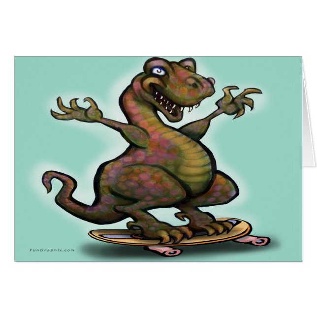 Skater Saurus Rex (Anverso (Horizontal))