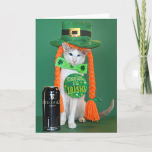 Skeezix McCat --- Tarjeta del día de St Patrick