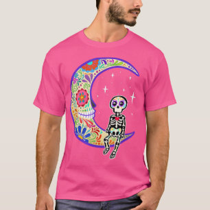 Skeleton Dia de Los Muertos Camiseta Skeleton