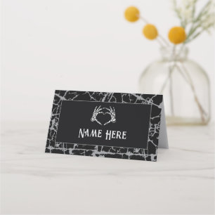 Skeleton Heart Hands Bodas Nombres de tarjetas