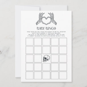 Skeleton Little Boo Baby Bingo Juego de Baby Showe