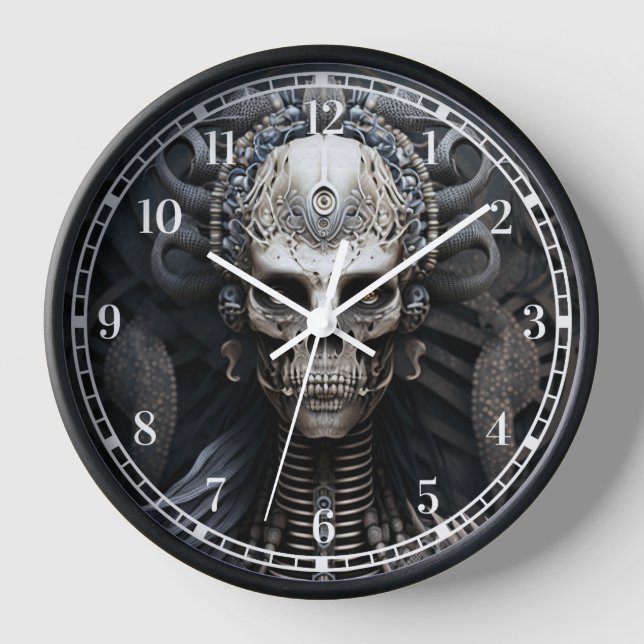 Skeleton Monster reloj de horror (Anverso)