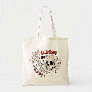 Skeleton Valentine Day Tote Bag, divertida bolsa d