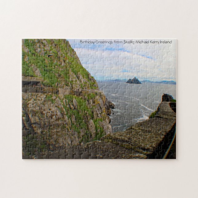 Skellig Michael  Islas Skellig Kerry. Rompecabezas (Horizontal)