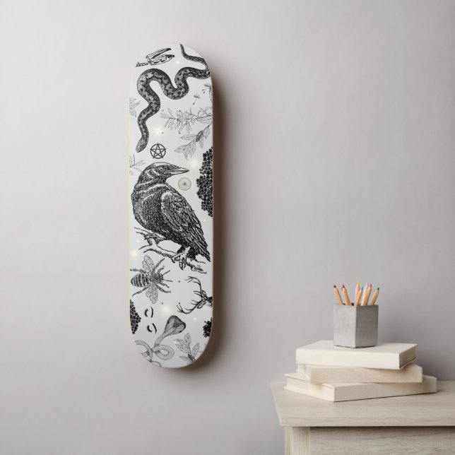 Sketch Collage Skateboard (Arte de la pared)
