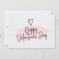 Sketchpad Grid Paper feliz tarjeta de San Valentín