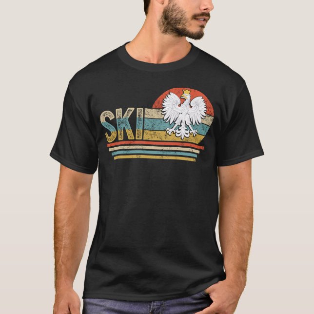 Ski: Camisa de apellido polaco, SKI, Polonia, pola (Anverso)