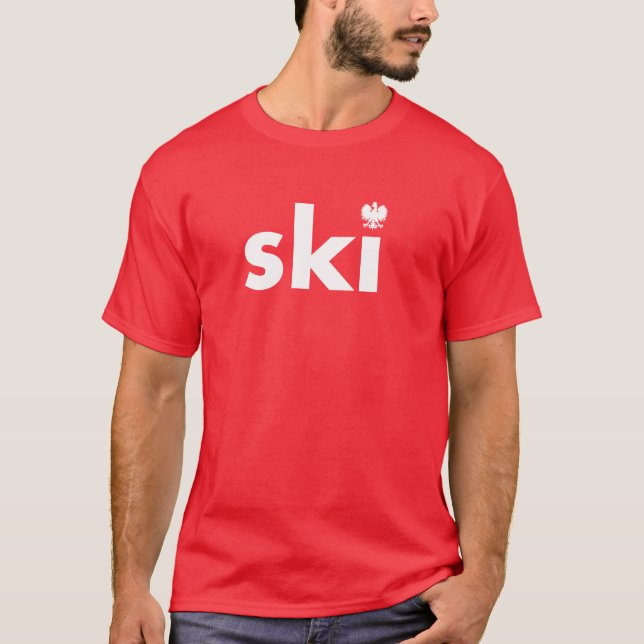 Ski: camiseta de apellido polaco (Anverso)