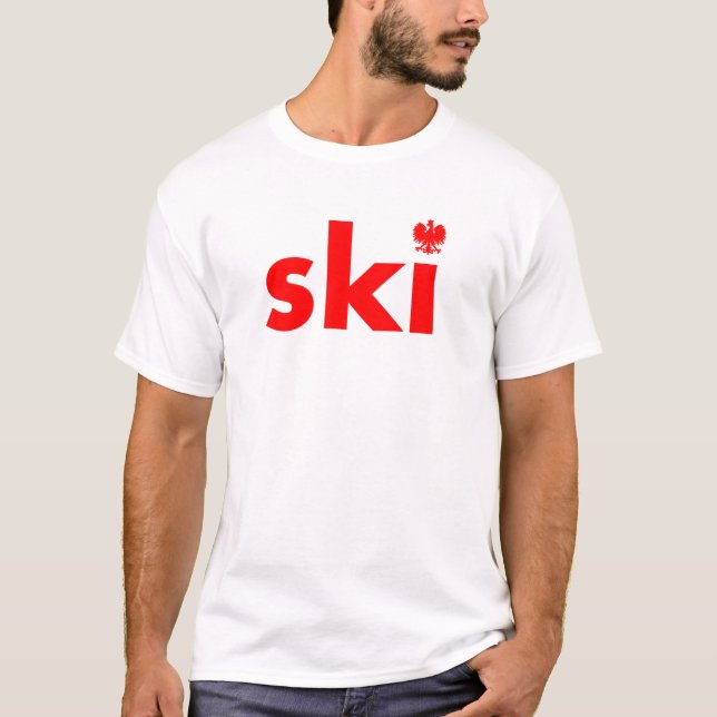 Ski: camiseta de apellido polaco (Anverso)
