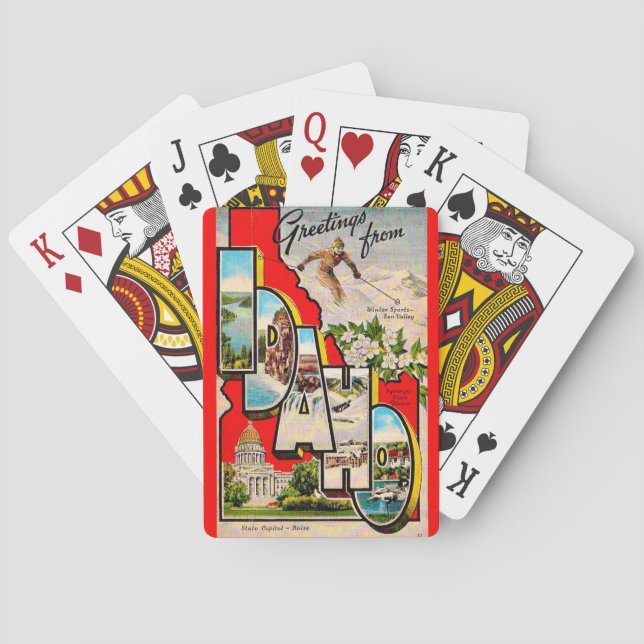 Ski Idaho - Sun Valley Cartas de juego (Reverso)