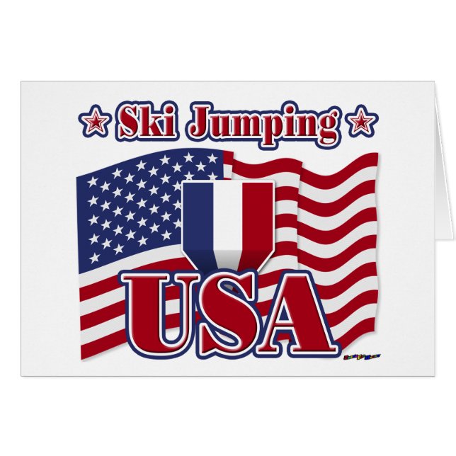 Ski Jumping USA (Anverso (Horizontal))