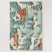 ski lodge snow mountain 1014 pcs Puzzle