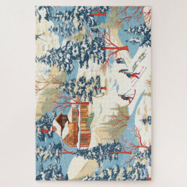 ski lodge snow mountain 1014 pcs Puzzle