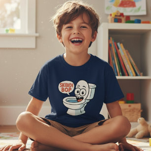 Skibidi Bop Sí Sí Camiseta Divertida de Skibidi To
