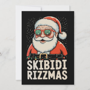 Skibidi Rizzmas Santa Rizz Navidad Xmas Fiesta