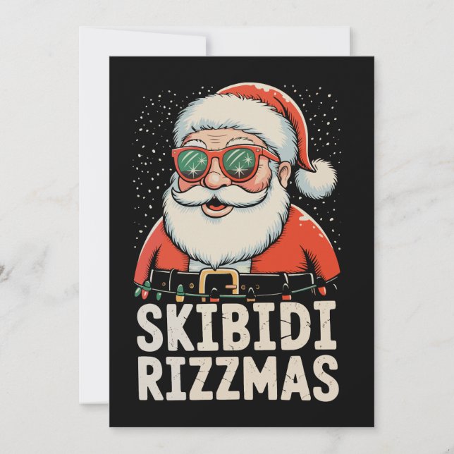 Skibidi Rizzmas Santa Rizz Navidad Xmas Fiesta (Anverso)