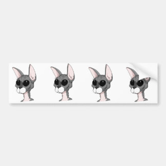 Skidmark la pegatina para el parachoques del gato