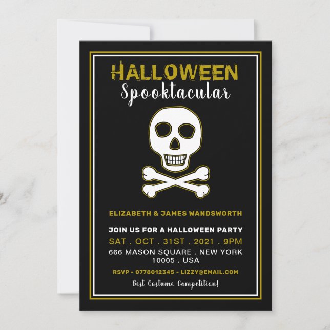 Skull & Bones, Fiesta Halloween de Oro (Anverso)