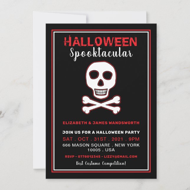 Skull & Bones, fiesta Red Halloween (Anverso)