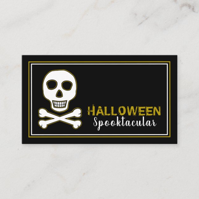 Skull & Bones, Invitación a la fiesta de halloween (Anverso)