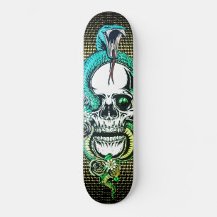 Skull con Skateboard Viper