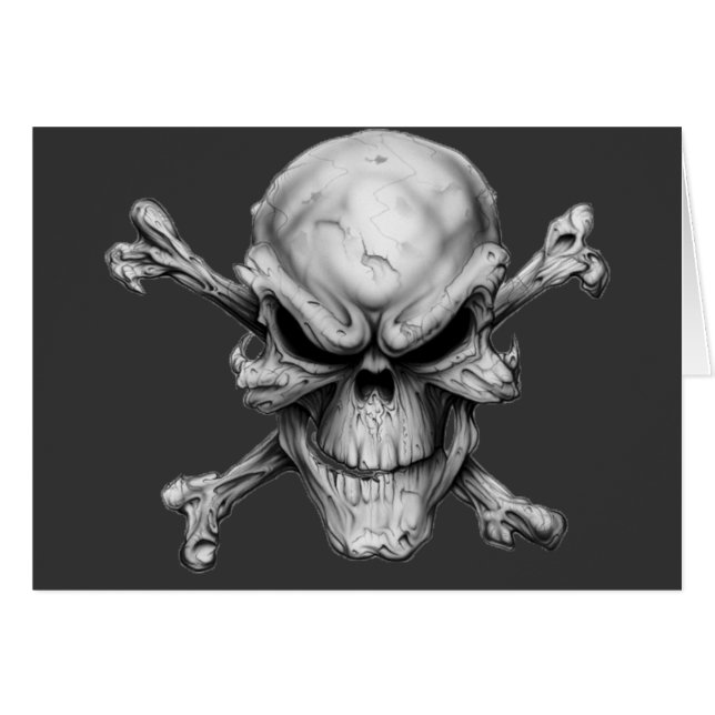 Skull Crossed Bones (Anverso (Horizontal))